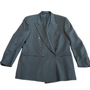 Tommy Hilfiger Double-Breasted Mens Wool Blazer Jacket Size 40R